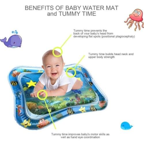 New Summer Creative Kids Toy Baby Inflatable Patted Pad Baby PVC Water Cushion Prostate Water Gym Pat toy SGS certification