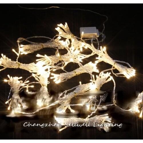 GREAT!Holiday lamp wedding backdrop showcase decoration white LED star lighting H017