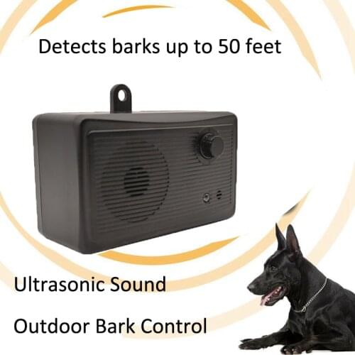 JANPET Dog Repeller Outdoor Ultrasound Repeller Anti Barking Dogs Trainings Pet Control Sonic Stop Bark up to 50 Feet