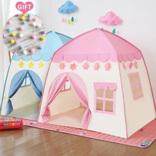 Children Tent Indoor Outdoor Princess Tent Kids Play House Children Tent Enfant Portable Baby Play House Kids Play Room Toys