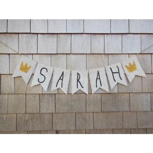 Custom name where are the wild things first birthday burlap Banners Baby shower party Buntings garlands Photo Prop