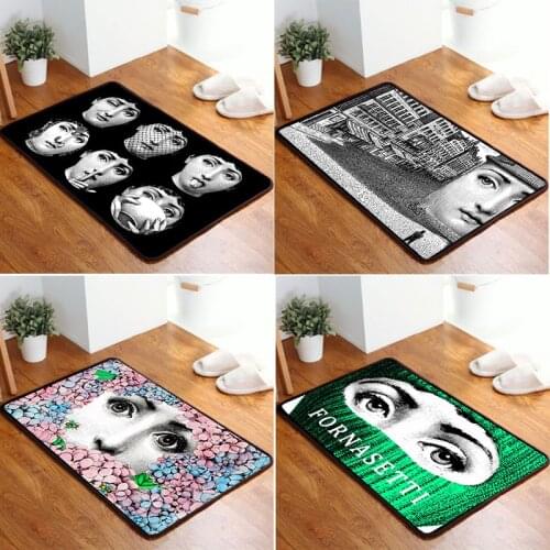 Lina Cavalieri interior European style creative living room bedroom bathroom anti slip dust floor mat