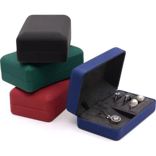 Luxury Designer Pu leather Jewelry Set Ring Bracelet Box Organizer Bulk Travel Storage Bag Beautiful Gift for Girls Women