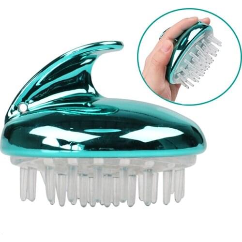 Silicone Head Body Brush Massage Comb Shampoo Hair Wash Comb Shower Brush Bath Spa Slimming Massage Brush Plastic Massage Comb