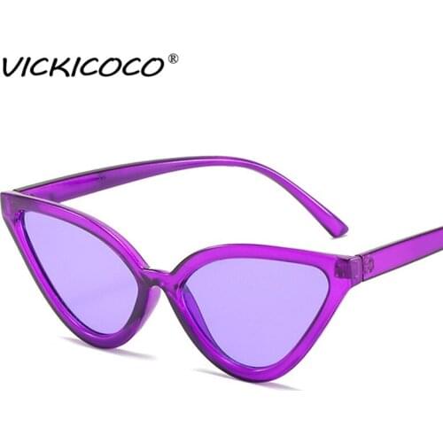 New Small Frame Cat Eye Sunglasses Women Vintage Fashion Cute Sexy Ladies Triangle Cateye Glasses Female Oculos De Sol UV400