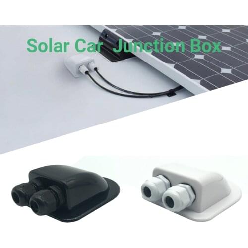Top Solar Panel Cable Holder Junction Box Roof Wire Entry Gland Box Connector Waterproof for RV Yacht Boat Motorhome Campervan