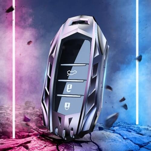 High-quality Car Key Case For Toyota key cover for Chr Rav4 Auris Avensis Prius Aygo Camry Corolla Land Cruiser 200 Prado Crown