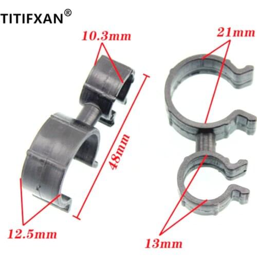 5PCS Car tubing Hose bracket clamp for Volkswagen Golf 6 GTI Magotan Sagitar CC Tiguan Passat Plastic Fastener clip