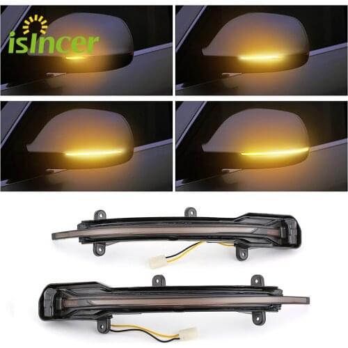 2 pieces LED Flowing Water Rear View Dynamic Sequential MIRROR Turn Signal Light For Audi A3 S3 RS3 A6 C7 RS6 Q5 SQ5 Q7 SQ7