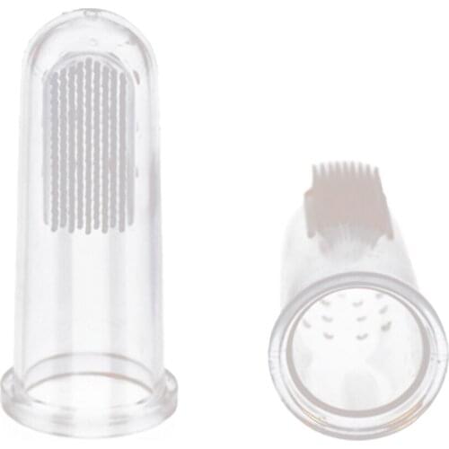 Finger Dog Toothbrush Soft Silicone Pet Finger Toothbrush Environmentally Friendly Finger Set Cat Dog Teeth Oral Cleaning Tool