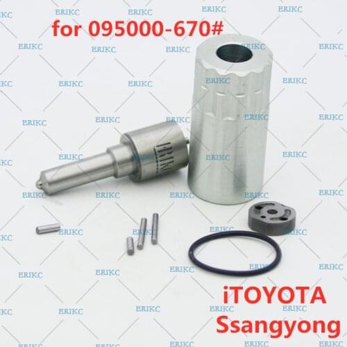 095000-6700 Fuel Injector R61540080017A Overhaul Repair Kits Nozzle DLLA155P965 Valve Orifice Plate Pins for Ssangyong