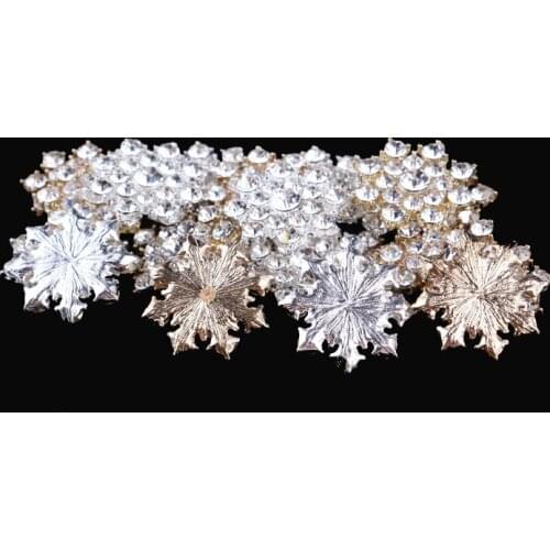 120pcs/lot) Factory Price Hot Bling Pointed Rhinestone Button Manual Flatback Crystal Button For Girl Wedding Dress Decoration