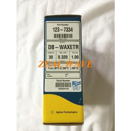 123-7334 Agilent Gas Chromatography Column DB-WAXETR 30m 0.32mm 1.00u