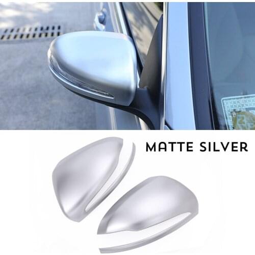 Car styling Rearview Mirror Decoration Shell Sticker Cover Trim ABS plating For Mercedes Benz GLC C Class W205 Auto Accessories