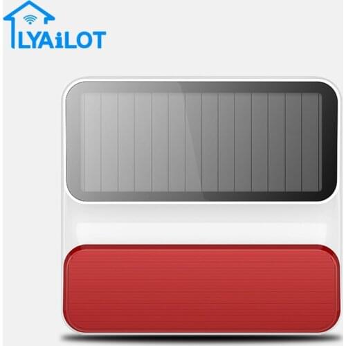 Tuya alarm sensor Solar wireless outdoor sound and light horn outdoor alarm ES-S8A