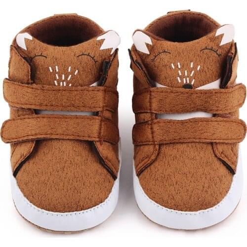 Newborn Infant Toddler Baby Boys Girls Shoes Crib Cartoon Soft Sole First Walkers Prewalker Sneakers 0-18 Months