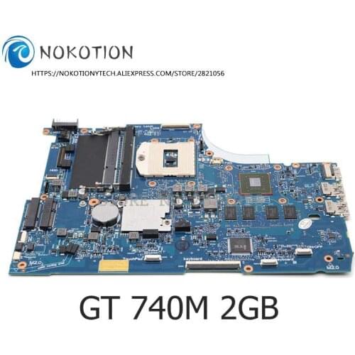 NOKOTION 720566-501 720566-001 Laptop motherboard for HP ENVY 15 15T-J000 15T-J100 MAIN BOARD GT740M 2GB DDR3L