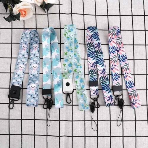 Mobile Phone Strap Cartoon Cute Cat Lanyard phone hand Neck Strap cord For Keys ID Card S For USB Badge Holder Hang Mobile Rope