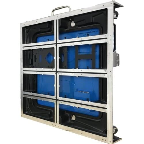 Accommodates 8pcs modules empty 128*128dots p5 indoor /outdoor 640*640mm die-cast aluminum material LED signs for business