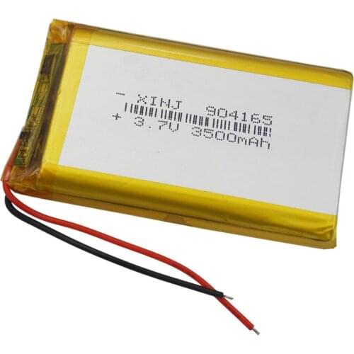 XINJ 3.7V 3500mAh Lithium Polymer Rechargeable Battery Li ion li-po cell For GPS PAD MID Portable DVD E-book Tablet PC 904165