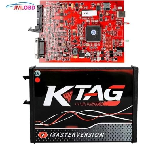 2021 EU Red KTAG V7.020 Master V2.23 ECU Programmer K-TAG 7.020 OBD2 Manager Tuning Kit KTAG V2.23 No Token Limit