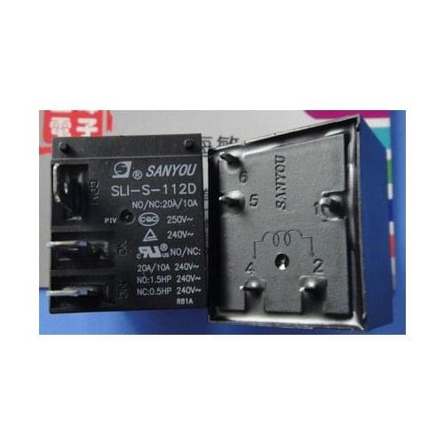 SLI-S-112D 12VDC 30A 250VAC DIP5 T93 SANYON RELAY 1 From C ,New and original