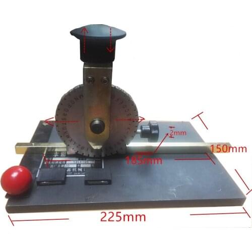 Hand beat type label printer manual metal sign marking machine with digital letter round steel word wheel