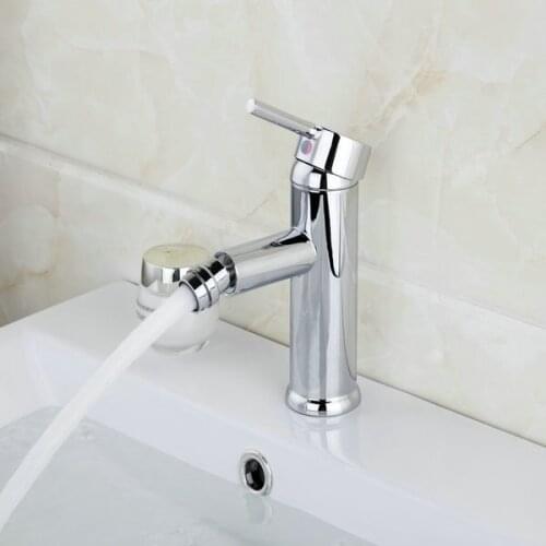 YANKSMART Bathroom/Washroom Bidet Faucet Chrome torneira 8465 Bathroom Basin Sink Faucet Vanity Mixer Tap Swivel Spray