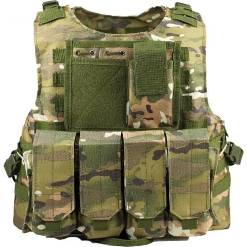 Tactical Vest Men Military Army Airsoft Unloading MOLLE Vest Swat Paintball Wargame Wear Waistcoat Camouflage Combat Camo Vest