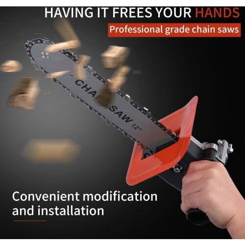 Angle Grinder Modified To Electric Chainsaw Accessories Set Angle Grinder Converter Straight Household 12 Inch Electric Chainsaw