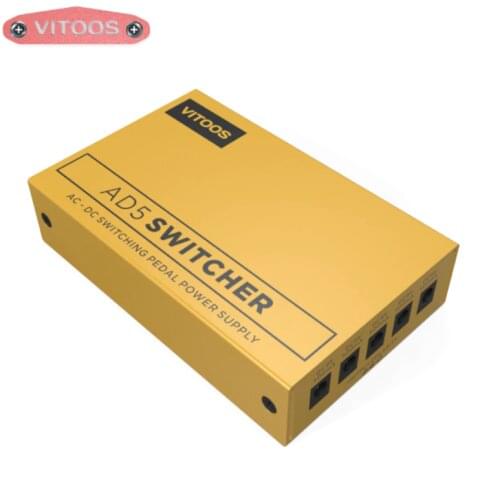 VITOOS AD5 SWITCHER AD5S effect pedal power supply fully isolated Filter ripple Noise reduction High Power Digital effector