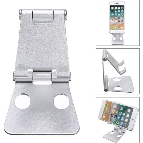 High Quality Luxury Aluminum Double Folding Desktop Mobile Phone Stand Holder Desk For Huawei Mate 30 pro P40 P30 Holder Stand