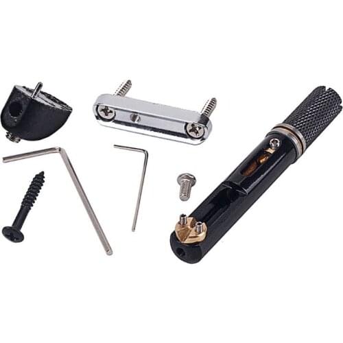 WXTF 5 Strings Nickel Black Single Headless Bass Bridge Music Accessories