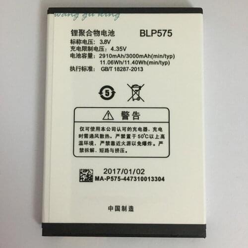 100% Original Backup Support 2910mah BLP575 battery For OPPO Find7 X9007 X9077 X9000 X9070 Phone Batterie
