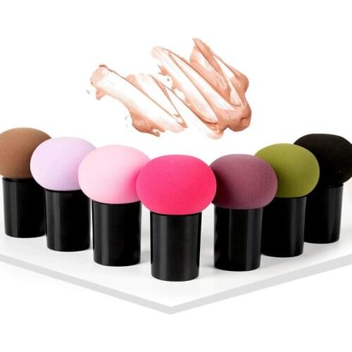 100pcs/lot DIYT Multi Mushroom Head Makeup Puff Portable WET OR DRY Beauty Sponge Eggs Hydrophilia Hair Accessories HA1760