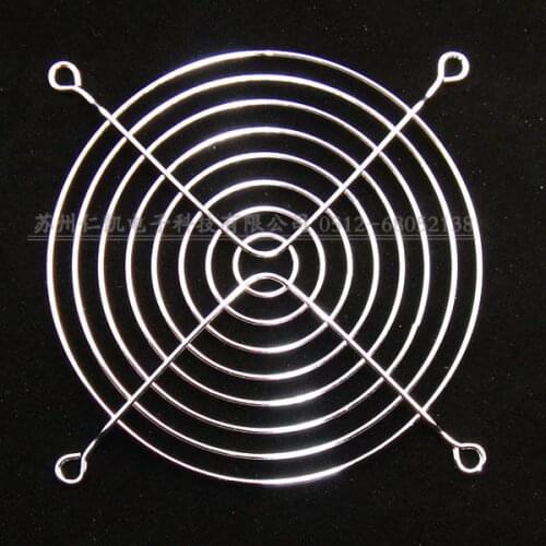 100 pc per lot 12cmx12cm nickel coated steel fan guard cover// fan guard grid/ fan guard grilles