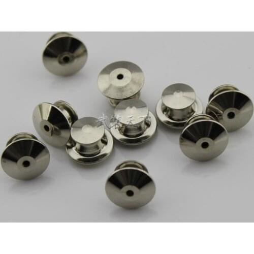 1000pcs 10MM Badge Tie Tacks Findings Pins backs Clasps Badge Pinch Suit craft CRAFT Scatter Pins Pinch Clasp Gold Brass