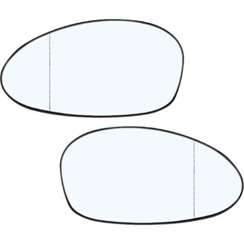 2Pcs Car Side Rearview Mirror Heated Anti-Fog Defrosting Glass for BMW E92 E91 E93 E90 E87 E88 E82 E81 Z4 51167145267