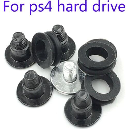 5Sets Hard Drive Caddy Holder Cage Housing Screws for PS4 hdd hard drive mounting bracket