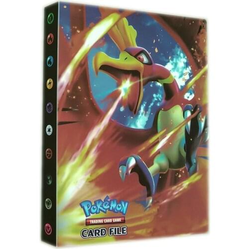 240PCS Pokemon Cards Binder Album Book Cartoon Anime Card EX GX Collectors Loaded List Holder Capacity Binder Folder For Kids