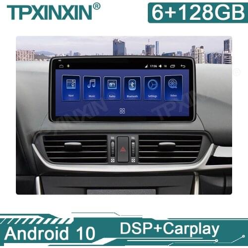 Android 10.0 For Mazda CX-4 2016 2017 2018 + Stereo Touch Screen DSP GPS Navigation 6+128GB Car Multimedia Radio Player Carplay