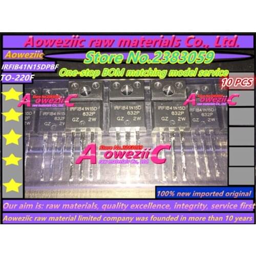 Aoweziic 100% new imported original IRFIB41N15DPBF IRFIB41N15D TO-220 power MOS tube 150V 41A