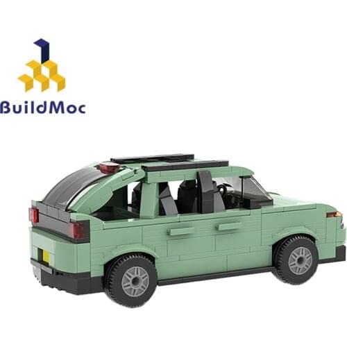 Buildmoc Technical Car Move Figures Walter Whites Supercar Speed Racing Car Model Building Blocks Bricks Education Toys For Boy