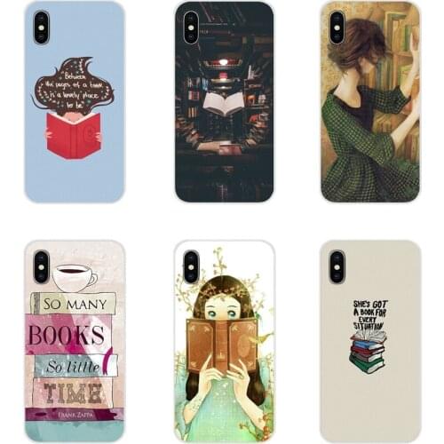 For Xiaomi Redmi Note 3 4 5 6 7 8 Pro Mi Max Mix 2 3 2S Pocophone F1 I Love reading books Accessories Phone Cases Covers