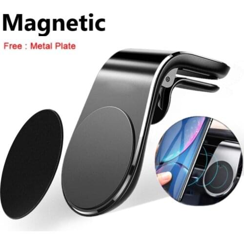 L shape Car Magnetic Holder Phone Stand Magnet Cellphone Bracket Car Magnetic Holder for Phone for iPhone 12 Pro Max Samsung