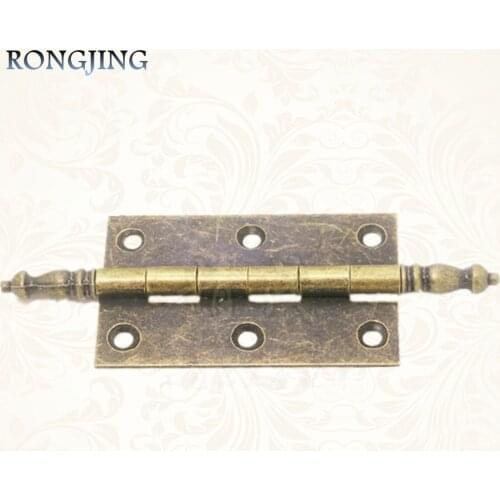Furniture Cabinet Hinges Jewelry Box Hinge Furniture Hardware Hinge Packaging Accessories Surface Mounted 6 Hole Hinge 54*41mm