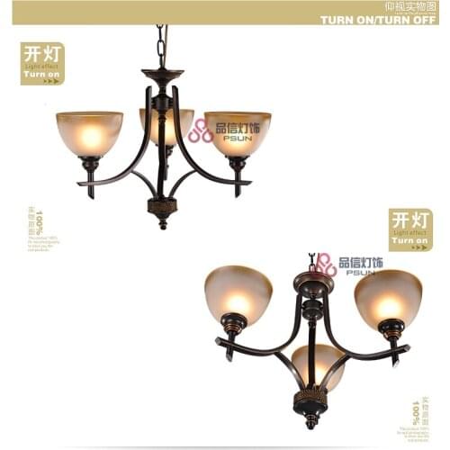 Fashion Iron Pendant Light Bedroom Lamp Vintage Pendant Lighting