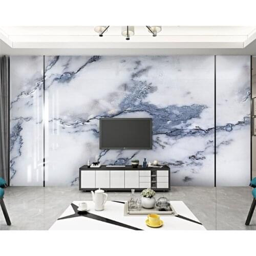 Customize any size mural modern white marble wallpaper gold line wall mural living room TV sofa bedroom home decoration paper