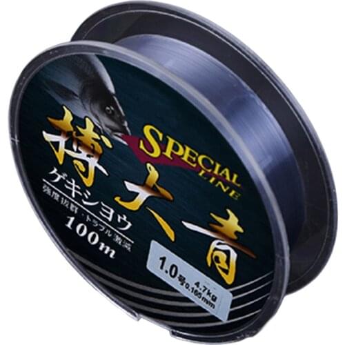 100m Nylon Fishing Line Super Strong Pull Cut water Quickly Wear Resistant Bite Resistant Sea Rod Fishing Line ASD88