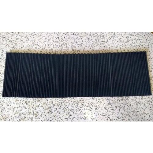 T7 flat curtain accordion protective bellows,Width=185m,Height=10mm,Lmax=250mm Lmin=aprox 49mm